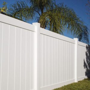 White Vinyl Privacy Fence Kits