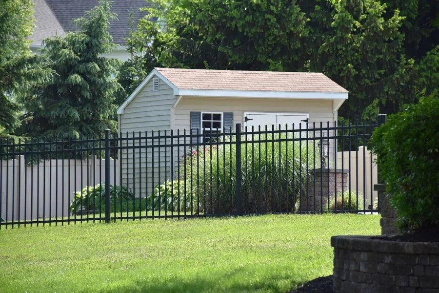 5 Foot Spear Top x 96" Long Universal Aluminum Fence Panel - Style A - Commercial Grade